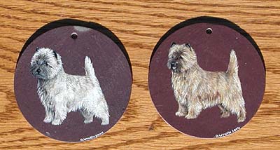 Round Slates - Cairn Terriers