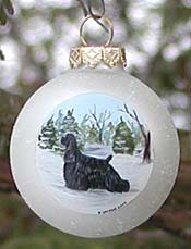 Small glass ornament - American Cocker Spaniel